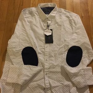 Zara man slim fit collars long sleeve